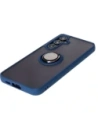 Hurtownia GSM - Bizon Case Hybrid Ring Samsung Galaxy S24 FE rauchig mit einem navyblauen Rahmen - BIZ6553 - {ean13} - Hurt
