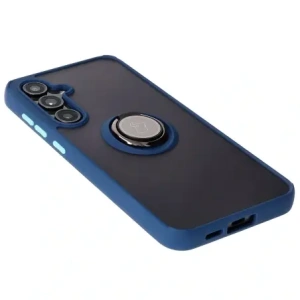 Hurtownia GSM - Bizon Case Hybrid Ring Samsung Galaxy S24 FE rauchig mit einem navyblauen Rahmen - BIZ6553 - {ean13} - Hurt