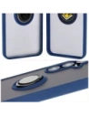 Hurtownia GSM - Bizon Case Hybrid Ring Samsung Galaxy S24 FE rauchig mit einem navyblauen Rahmen - BIZ6553 - {ean13} - Hurt