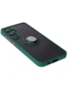 Hurtownia GSM - Bizon Case Hybrid Ring Samsung Galaxy S24 FE rauchig mit einem dunkelgrünen Rahmen - BIZ6554 - {ean13} - Hurt