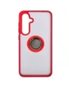 Hurtownia GSM - Bizon Case Hybrid Ring Samsung Galaxy S24 FE rauchig mit einem roten Rahmen - BIZ6555 - {ean13} - Hurt