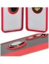 Hurtownia GSM - Bizon Case Hybrid Ring Samsung Galaxy S24 FE rauchig mit einem roten Rahmen - BIZ6555 - {ean13} - Hurt