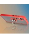 Hurtownia GSM - Bizon Case Hybrid Ring Samsung Galaxy S24 FE rauchig mit einem roten Rahmen - BIZ6555 - {ean13} - Hurt