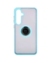 Hurtownia GSM - Bizon Case Hybrid Ring Samsung Galaxy S24 FE rauchig mit einem hellblauen Rahmen - BIZ6556 - {ean13} - Hurt