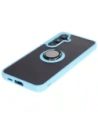 Hurtownia GSM - Bizon Case Hybrid Ring Samsung Galaxy S24 FE rauchig mit einem hellblauen Rahmen - BIZ6556 - {ean13} - Hurt