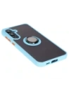 Hurtownia GSM - Bizon Case Hybrid Ring Samsung Galaxy S24 FE rauchig mit einem hellblauen Rahmen - BIZ6556 - {ean13} - Hurt