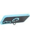 Hurtownia GSM - Bizon Case Hybrid Ring Samsung Galaxy S24 FE rauchig mit einem hellblauen Rahmen - BIZ6556 - {ean13} - Hurt