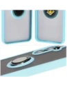 Hurtownia GSM - Bizon Case Hybrid Ring Samsung Galaxy S24 FE fumuriu cu un cadru albastru deschis - BIZ6556 - {ean13} - Hurt