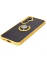 Hurtownia GSM - Bizon Case Hybrid Ring Samsung Galaxy S24 FE rauchig mit einem gelben Rahmen - BIZ6557 - {ean13} - Hurt