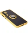 Hurtownia GSM - Bizon Case Hybrid Ring Samsung Galaxy S24 FE rauchig mit einem gelben Rahmen - BIZ6557 - {ean13} - Hurt