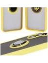 Hurtownia GSM - Bizon Case Hybrid Ring Samsung Galaxy S24 FE rauchig mit einem gelben Rahmen - BIZ6557 - {ean13} - Hurt