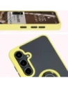 Hurtownia GSM - Bizon Case Hybrid Ring Samsung Galaxy S24 FE rauchig mit einem gelben Rahmen - BIZ6557 - {ean13} - Hurt