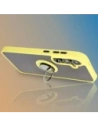 Wholesale Bizon Case Hybrid Ring Samsung Galaxy S24 FE smoky with a yellow frame - BIZ6557 - {ean13} - Hurt