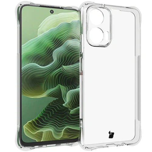 Elastyczne etui Bizon Case Salpa do Motorola Moto G35 5G przezroczyste