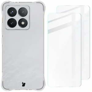 Wholesale Bizon Case Clear Pack case + 2x screen glass Xiaomi 14T clear - BIZ6564 - {ean13} - Hurt