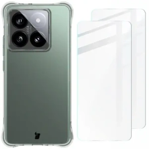 Wholesale Bizon Case Clear Pack case + 2x screen glass Xiaomi 14T Pro clear - BIZ6565 - {ean13} - Hurt