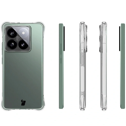 Etui + 2x szkło na ekran Bizon Case Clear Pack do Xiaomi 14T Pro przezroczyste