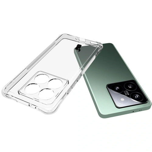 Etui + 2x szkło na ekran Bizon Case Clear Pack do Xiaomi 14T Pro przezroczyste