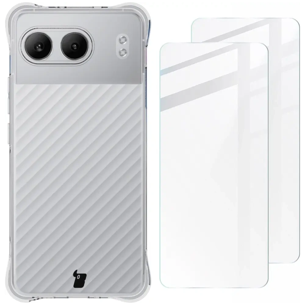 Wholesale Bizon Case Clear Pack case + 2x screen glass OnePlus Nord 4 clear - BIZ6566 - {ean13} - Hurt