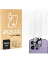 Bizon Clear 3x sticlă pentru ecran + sticlă pentru cameră Apple iPhone 16 Pro