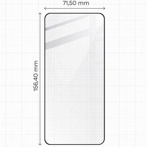 Szkło hartowane Bizon Glass Edge 2 do Xiaomi 14T czarna ramka