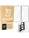Hurtownia GSM - Bizon Edge 3D Pack 2x gehärtetes Glas mit Rahmen + Kameraglas für Oppo Reno 12 - BIZ6571 - {ean13} - Hurt