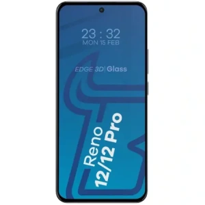 Hurtownia GSM - Bizon Edge 3D Csomag 2x edzett üveg kijelzőkerettel + kameraüveg Oppo Reno 12-hez - BIZ6571 - {ean13} - Hurt