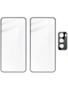 Hurtownia GSM - Bizon Edge 3D Pack 2x gehärtetes Glas mit Rahmen + Kameraglas für Oppo Reno 12 - BIZ6571 - {ean13} - Hurt