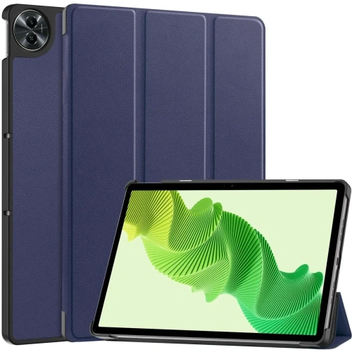 Etui z klapką Bizon Case Tab Croc do Realme Pad 2 11.5 granatowe