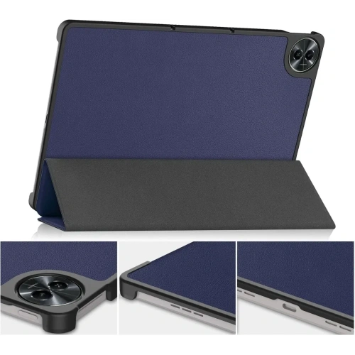 Etui z klapką Bizon Case Tab Croc do Realme Pad 2 11.5 granatowe