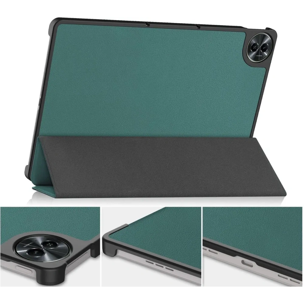 Hurtownia GSM - Etui z klapką Bizon Case Tab Croc do Realme Pad 2 11.5 ciemnozielone - BIZ6574 - {ean13} - Hurt