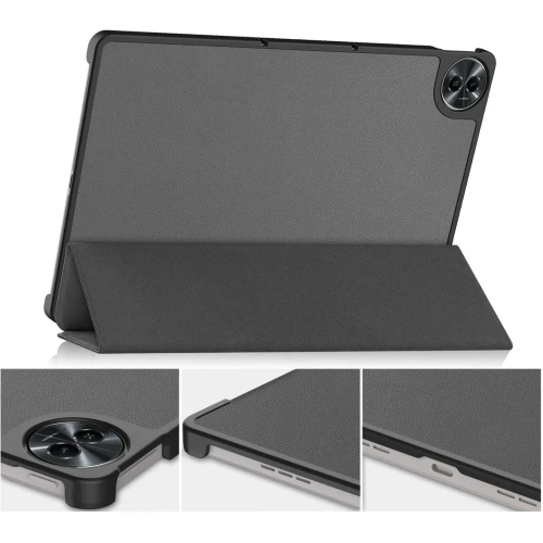 Etui z klapką Bizon Case Tab Croc do Realme Pad 2 11.5 szare