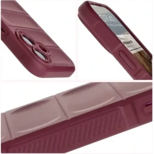 Pancerne etui Bizon Case Tur do Apple iPhone 16 ciemnofioletowe