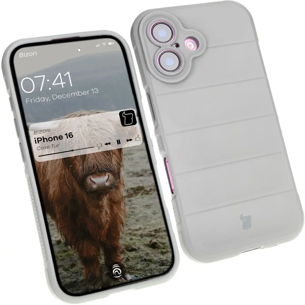 Wholesale Bizon Case Tur Apple iPhone 16 light grey - BIZ6582 - {ean13} - Hurt