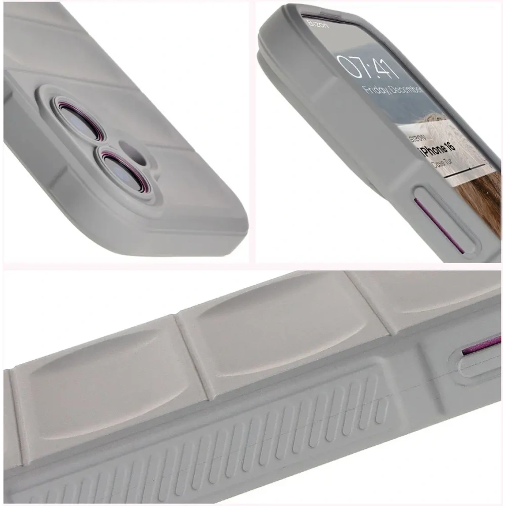 Wholesale Bizon Case Tur Apple iPhone 16 light grey - BIZ6582 - {ean13} - Hurt