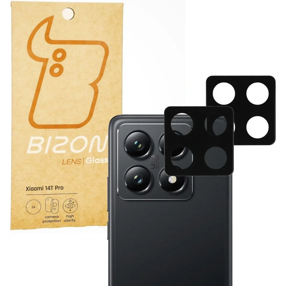 Hurtownia GSM - Sklo na aparát Bizon Glass Lens do Xiaomi 14T Pro [2 PACK] - BIZ6585 - {ean13} - Hurt