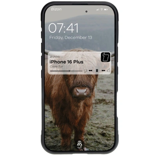Pancerne etui Bizon Case Tur do Apple iPhone 16 Plus czarne