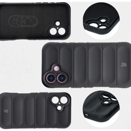 Pancerne etui Bizon Case Tur do Apple iPhone 16 Plus czarne