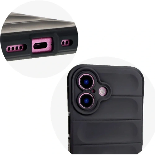 Pancerne etui Bizon Case Tur do Apple iPhone 16 Plus czarne