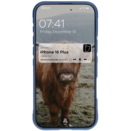 Pancerne etui Bizon Case Tur do Apple iPhone 16 Plus granatowe