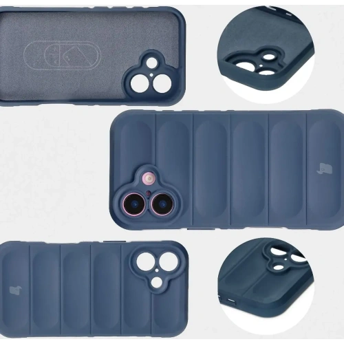 Pancerne etui Bizon Case Tur do Apple iPhone 16 Plus granatowe