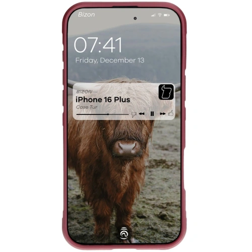 Pancerne etui Bizon Case Tur do Apple iPhone 16 Plus ciemnofioletowe