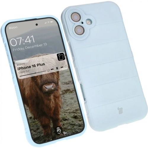Pancerne etui Bizon Case Tur do Apple iPhone 16 Plus jasnoniebieskie
