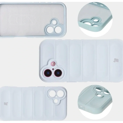 Pancerne etui Bizon Case Tur do Apple iPhone 16 Plus jasnoniebieskie