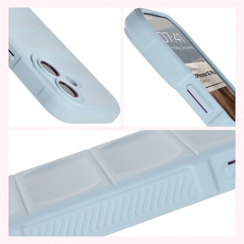 Pancerne etui Bizon Case Tur do Apple iPhone 16 Plus jasnoniebieskie