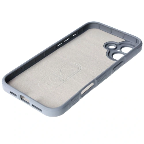 Pancerne etui Bizon Case Tur do Apple iPhone 16 Plus jasnoszare