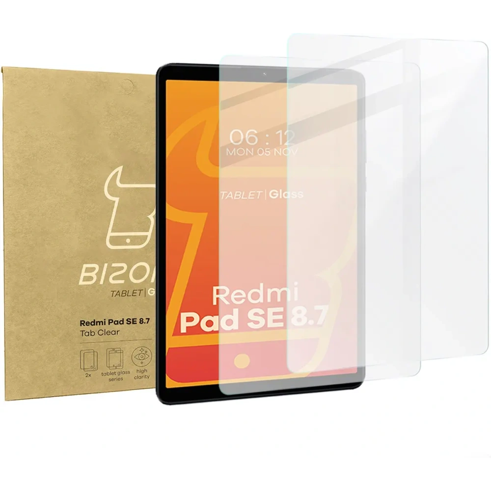 Hurtownia GSM - Hartované sklo pro tablet Bizon Glass Tab Clear do Xiaomi Redmi Pad SE 8.7 [2 PACK] - BIZ6593 - {ean13} - Hurt