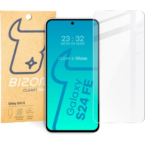 Szkło hartowane Bizon Glass Clear 2 do Samsung Galaxy S24 FE