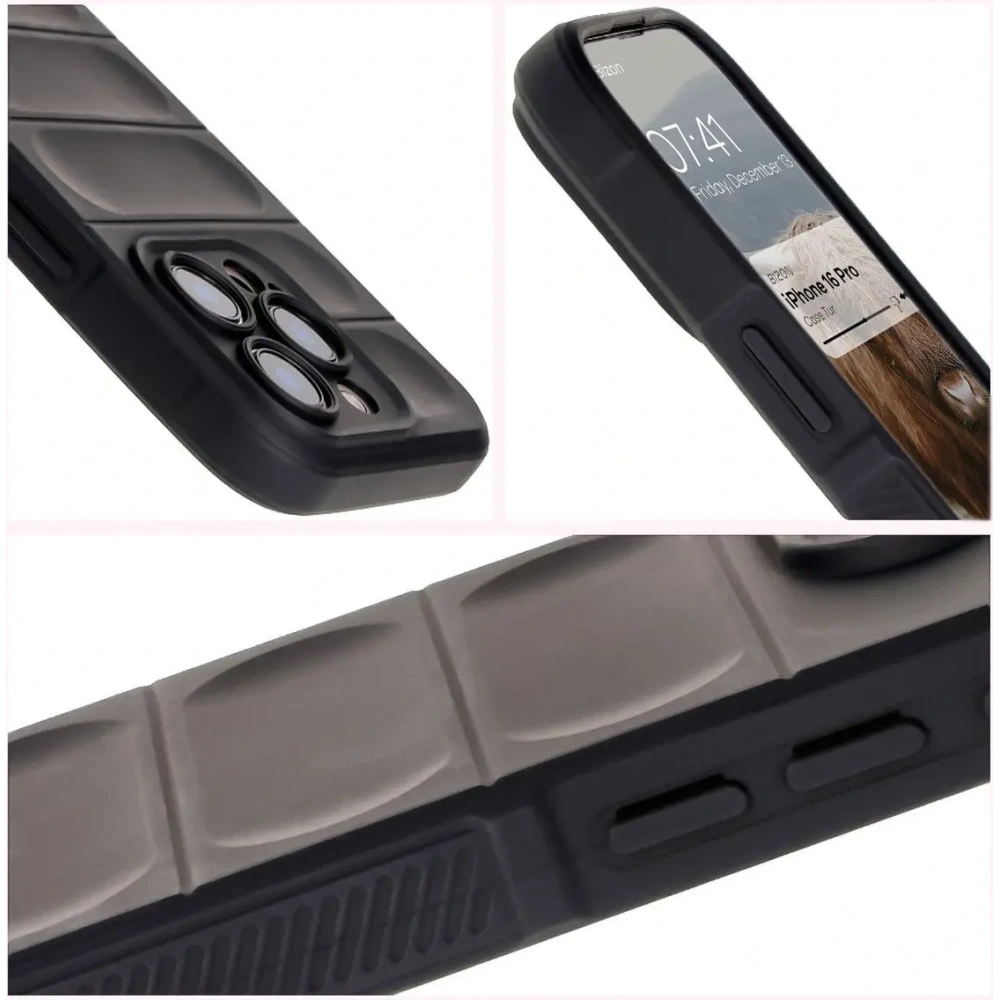 Hurtownia GSM - Pancerne etui Bizon Case Tur do Apple iPhone 16 Pro czarne - BIZ6602 - {ean13} - Hurt