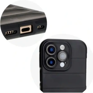 Pancerne etui Bizon Case Tur do Apple iPhone 16 Pro czarne